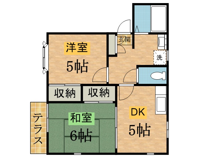 コーポコヤスの間取り