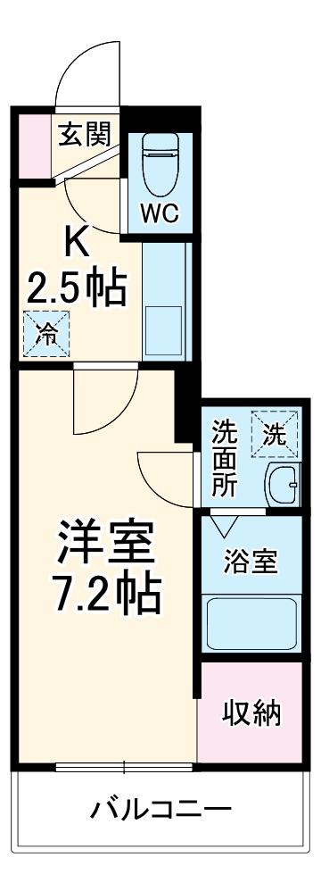 ウェルデンスD-stay Bの間取り