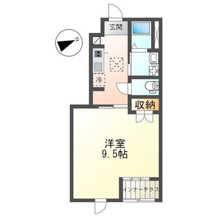 アンベリール・ヴィラⅡの間取り