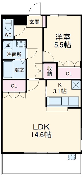 ストラーダⅡの間取り