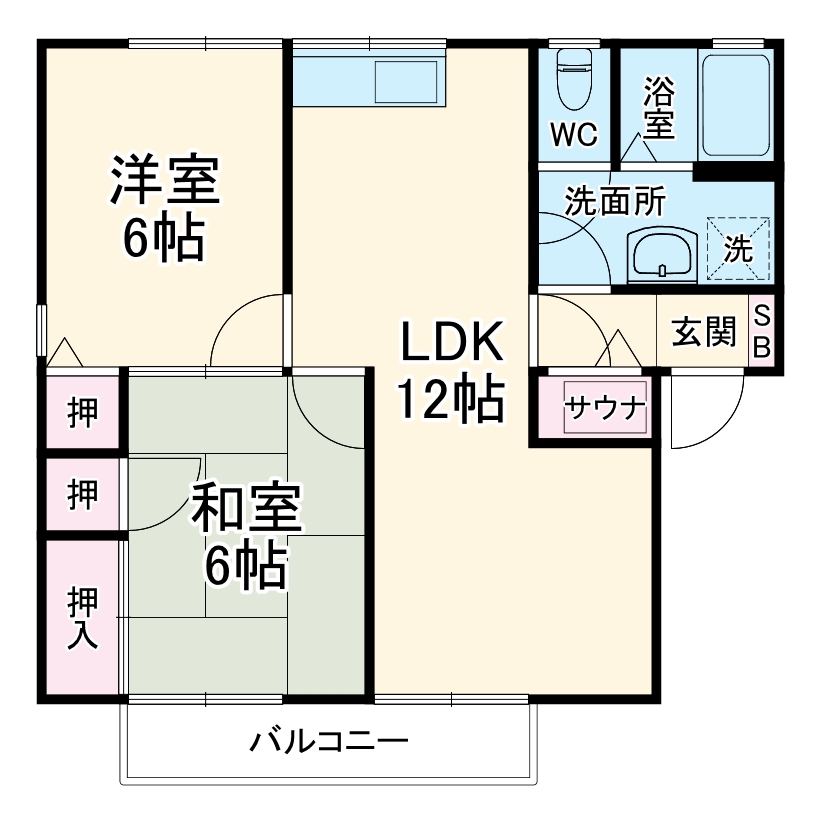 パークアベニューウエスト Dの間取り