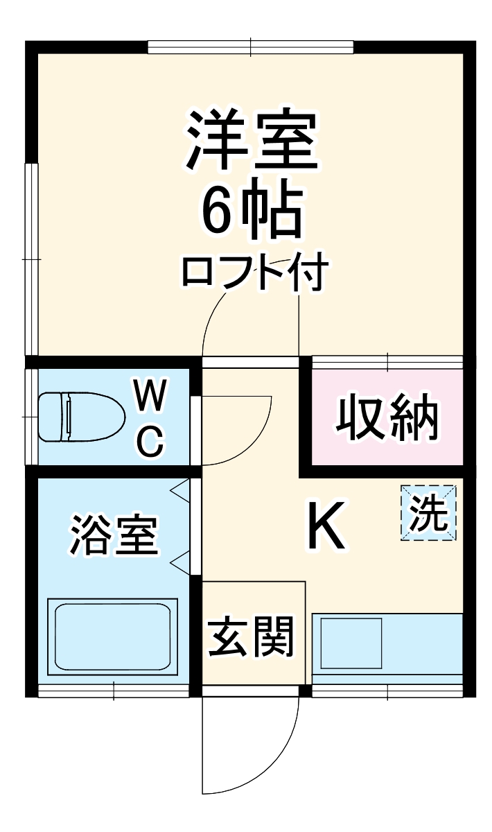 ハイツ片野の間取り
