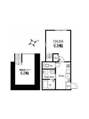ハーミットクラブハウスVelodromeの間取り