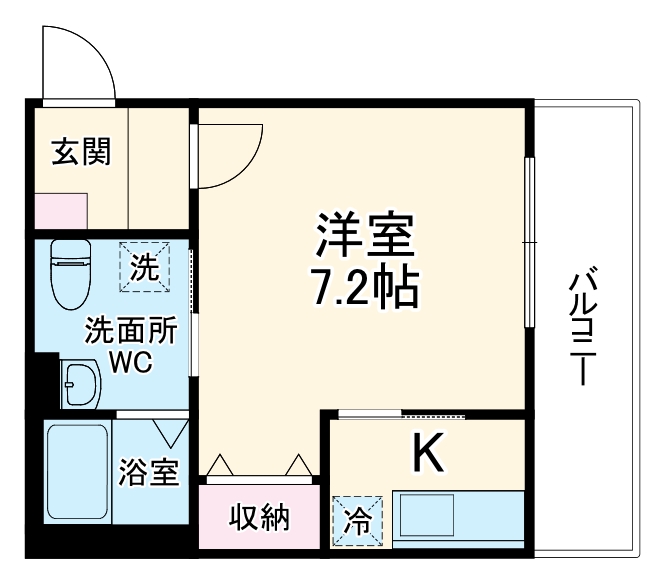 ベイルーム西鶴間の間取り