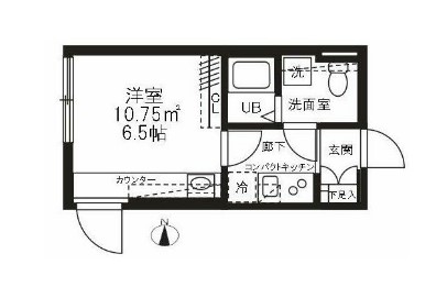 アバンテリム蒲田の間取り