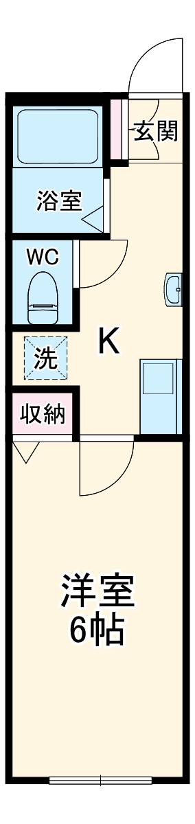 CREST K・Mの間取り