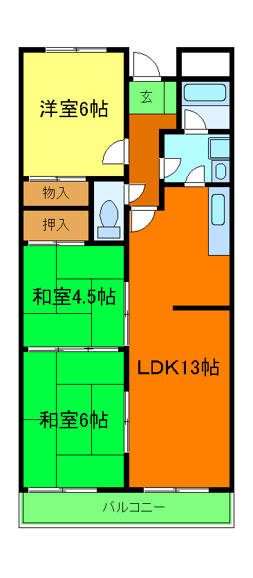 セルサス和泉の間取り