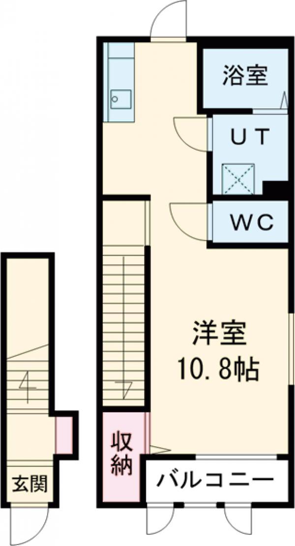 ジャルデーノ・201号室の間取り