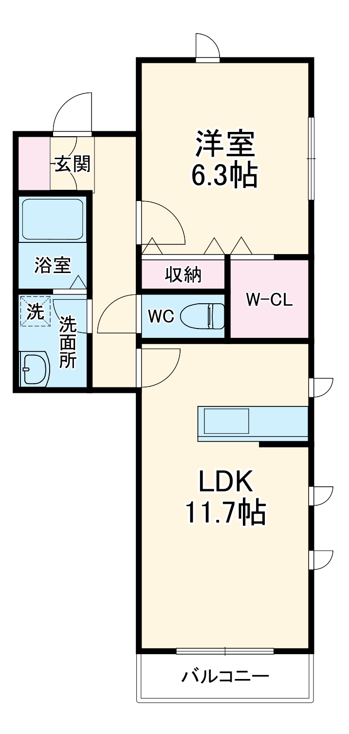 エクセレントクイーンの間取り