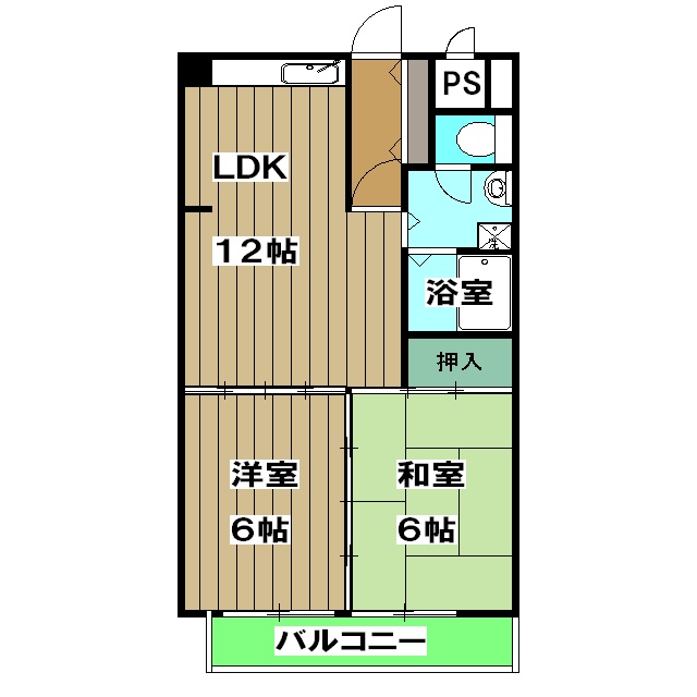 シャトル朱雀の間取り