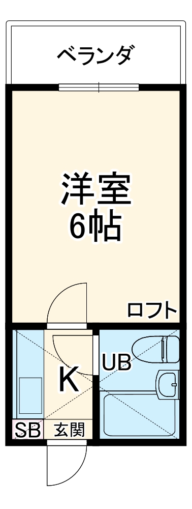 スクエア二和向台ＮＯ１の間取り