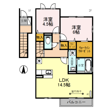 ブリランテレイクの間取り