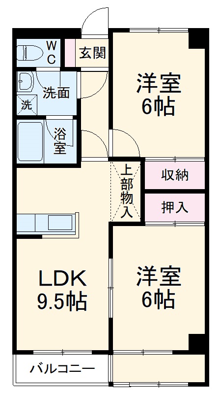 ロワール市川の間取り