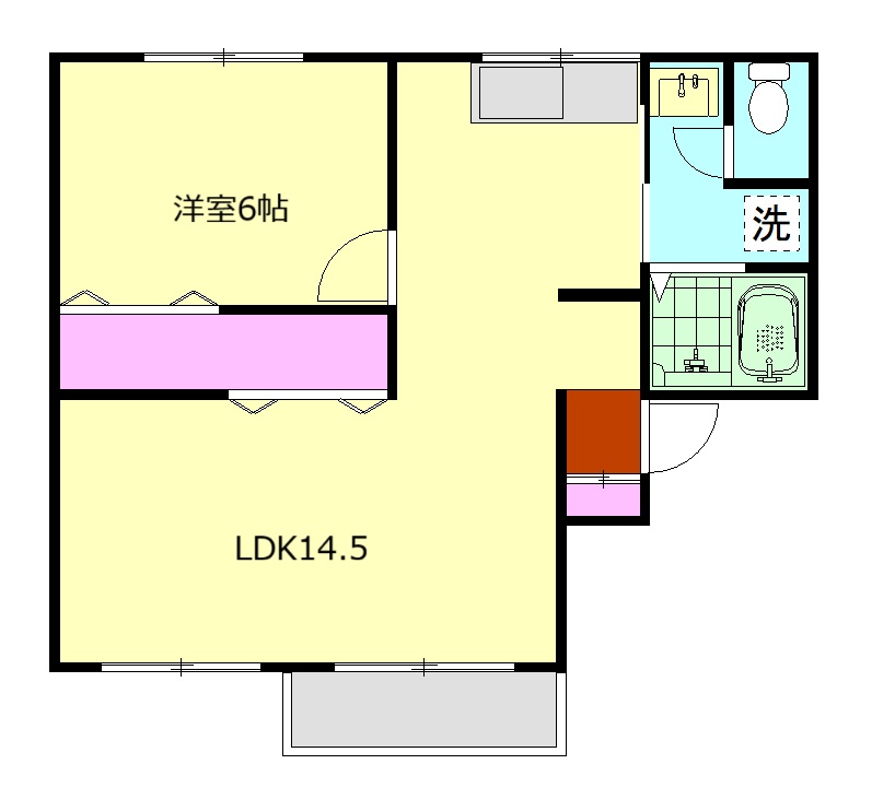 ライムハイツの間取り
