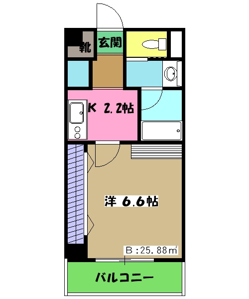 メルヴェイユの間取り