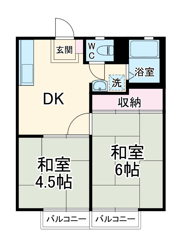ルミエール日向山の間取り
