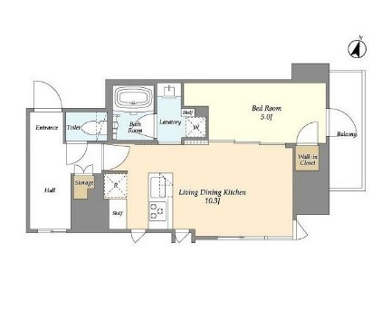 AIFLAT若松河田の間取り