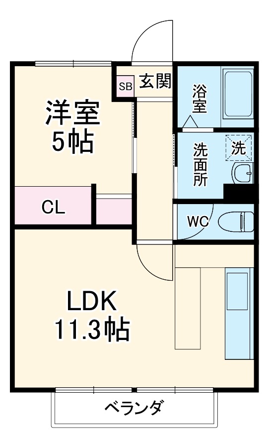 東海ハイツの間取り
