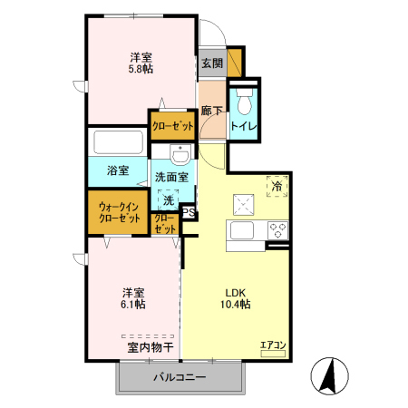 メゾン サクラの間取り