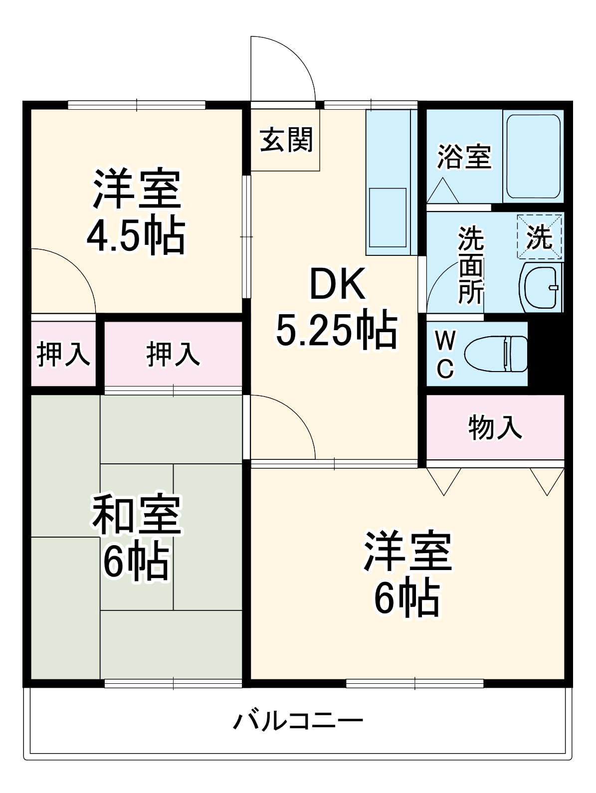 第3高橋ハイツの間取り