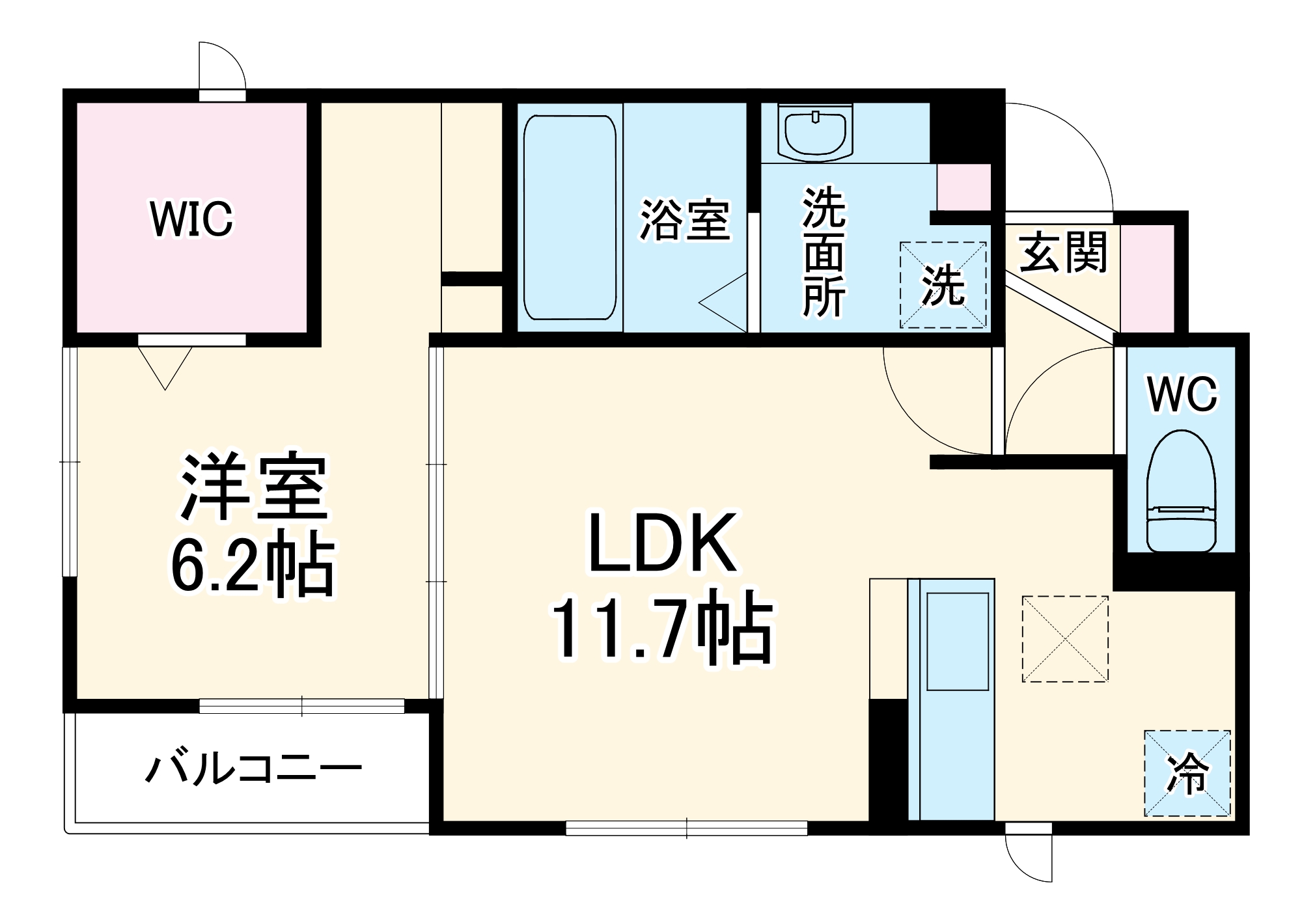 メゾンドRの間取り