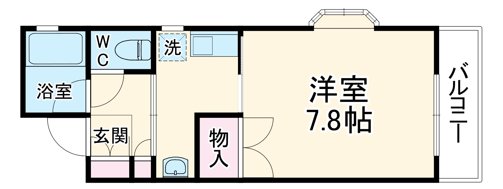 アークヴィラの間取り