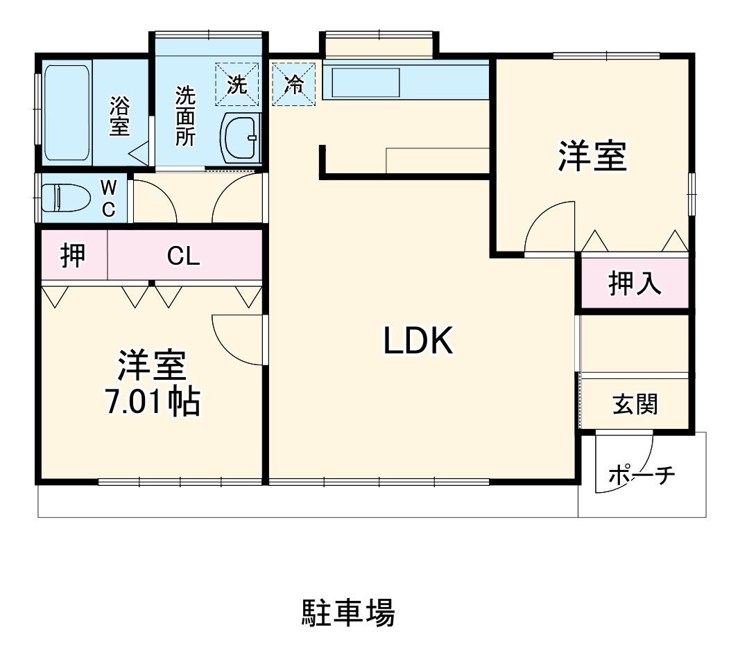ヴィラ・パストラルの間取り