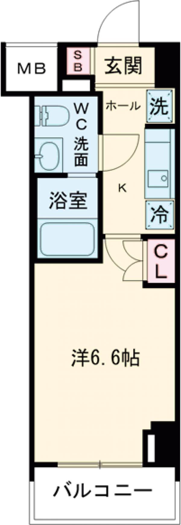 プラウドフラット富士見台の間取り