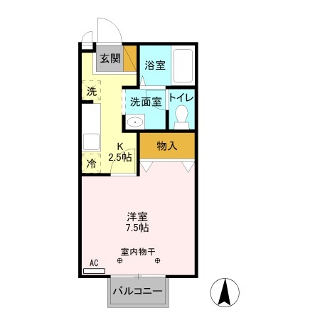 エスペランサKの間取り