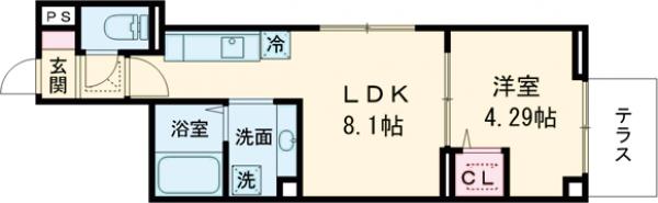 ルリアン船橋の間取り