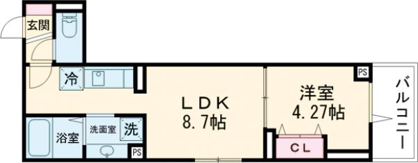 ルリアン船橋の間取り