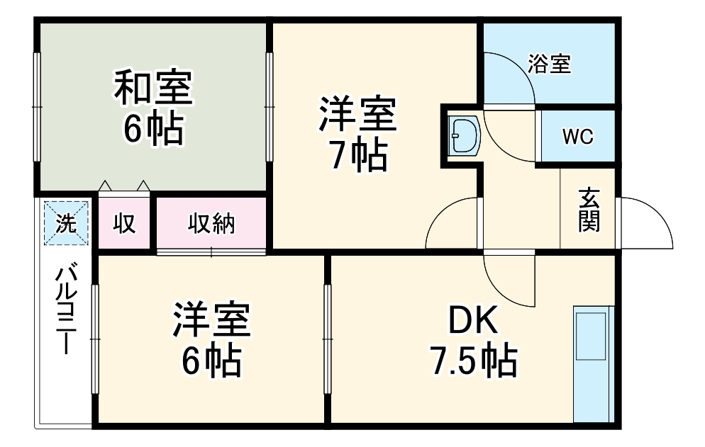 ファイン Aの間取り