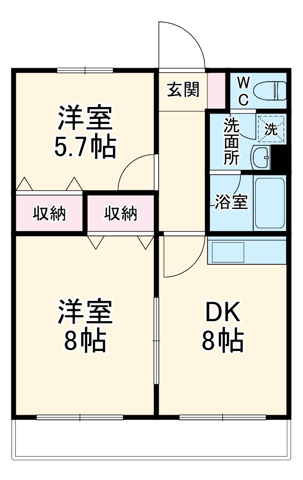 スカーレットFの間取り