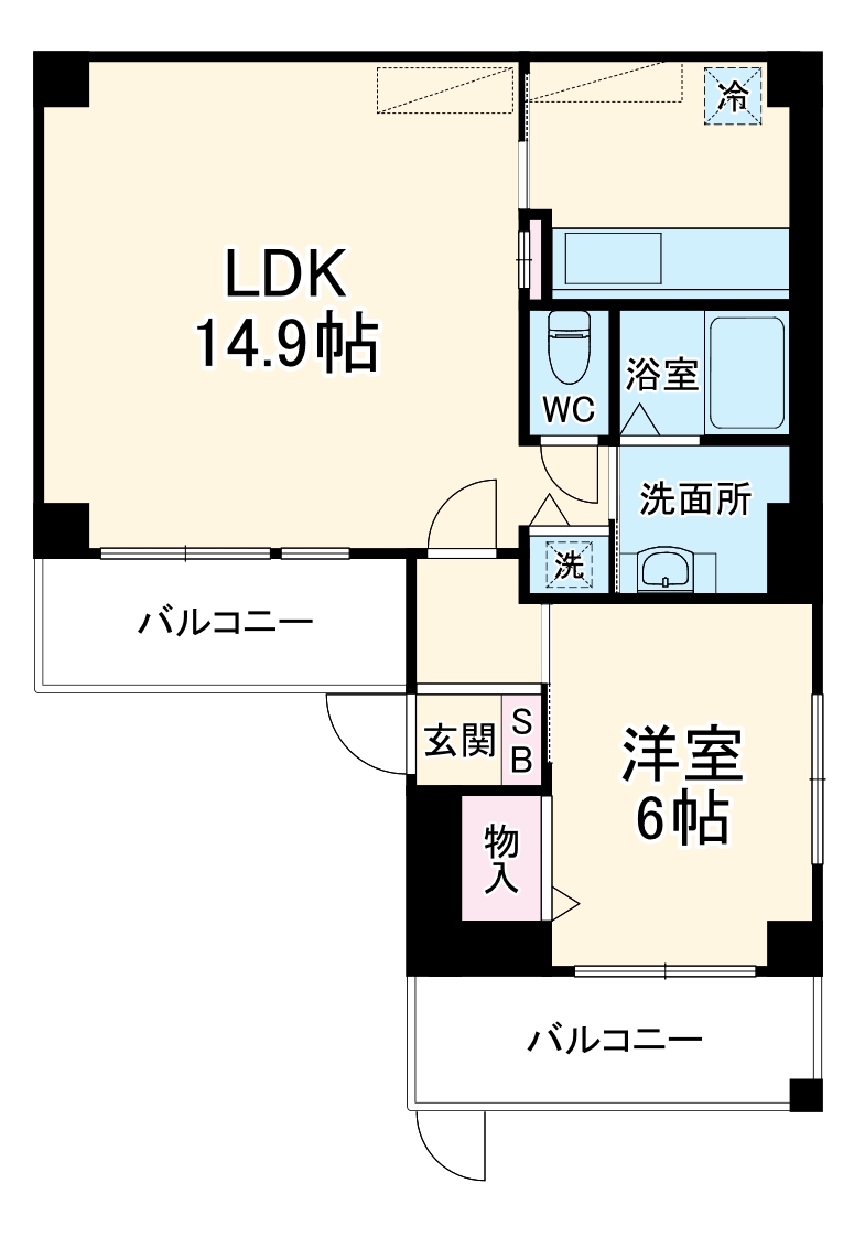 クレア日吉の間取り