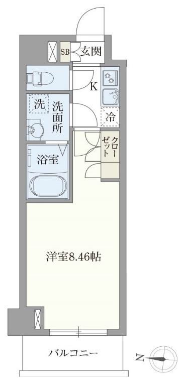 オープンブルーム押上の間取り