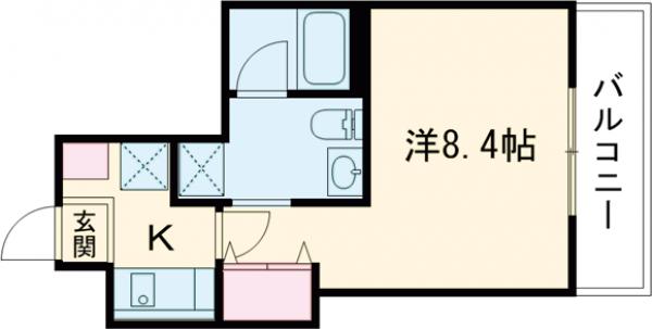 THE GARNET SUITE RESIDENCE 吉祥院の間取り