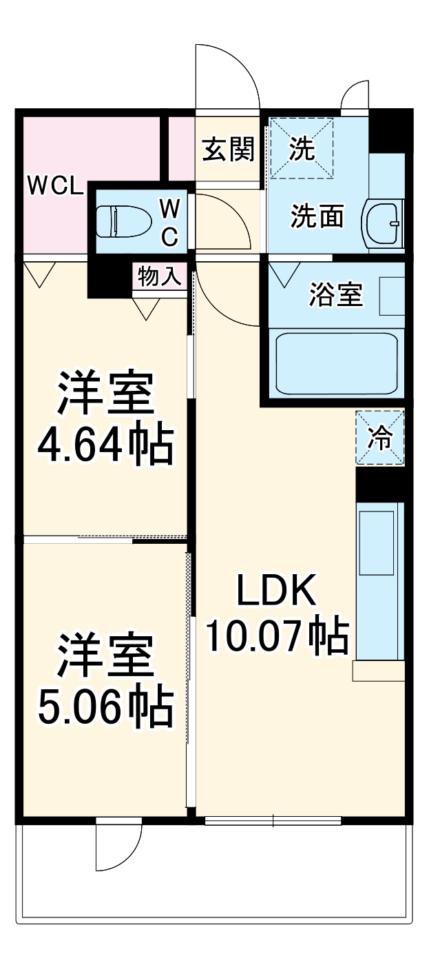 レジーナの間取り