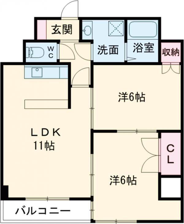 ウエキハイツの間取り