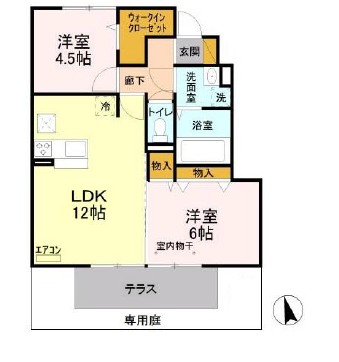 ラフィーユの間取り