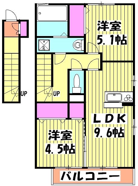 ラフィーユの間取り
