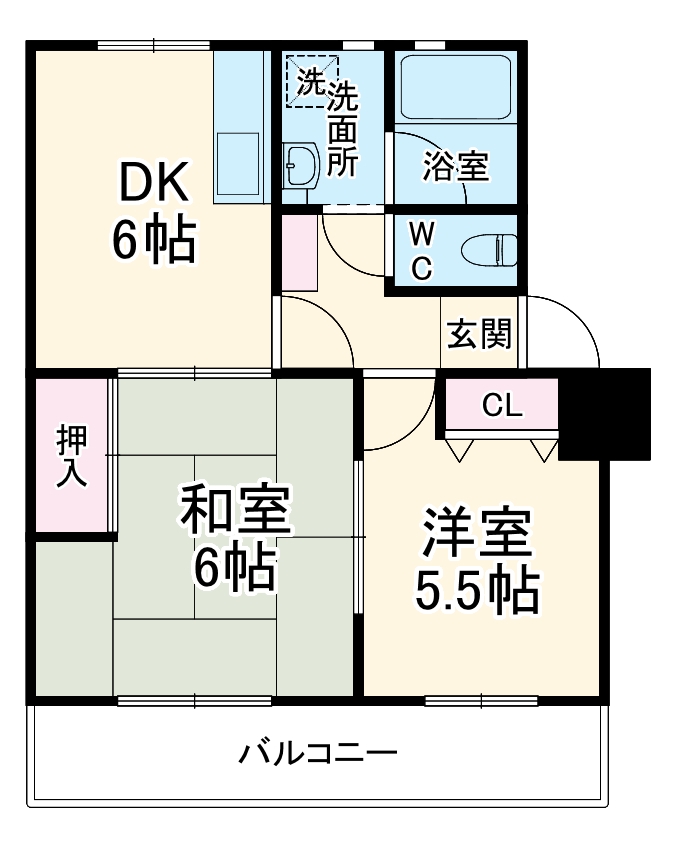 サニーヴィラの間取り