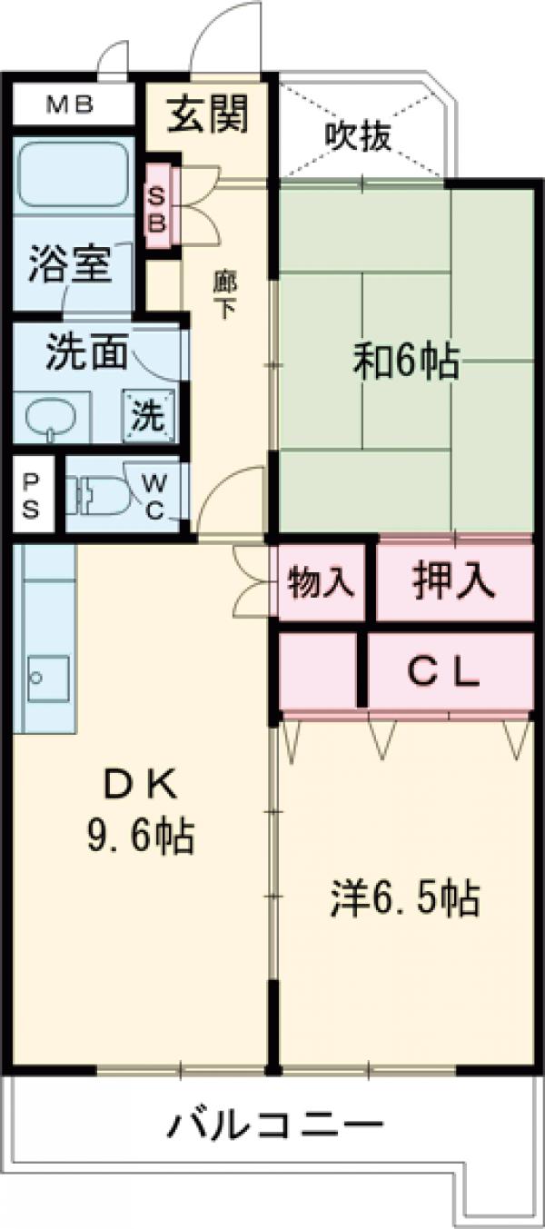 ソレイユ王子神谷の間取り
