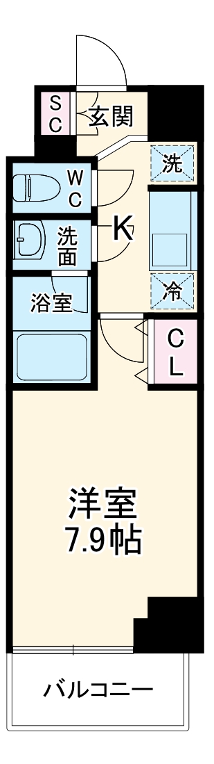 ケリア川口の間取り