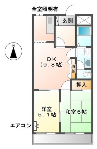 LaVieEnRoseの間取り