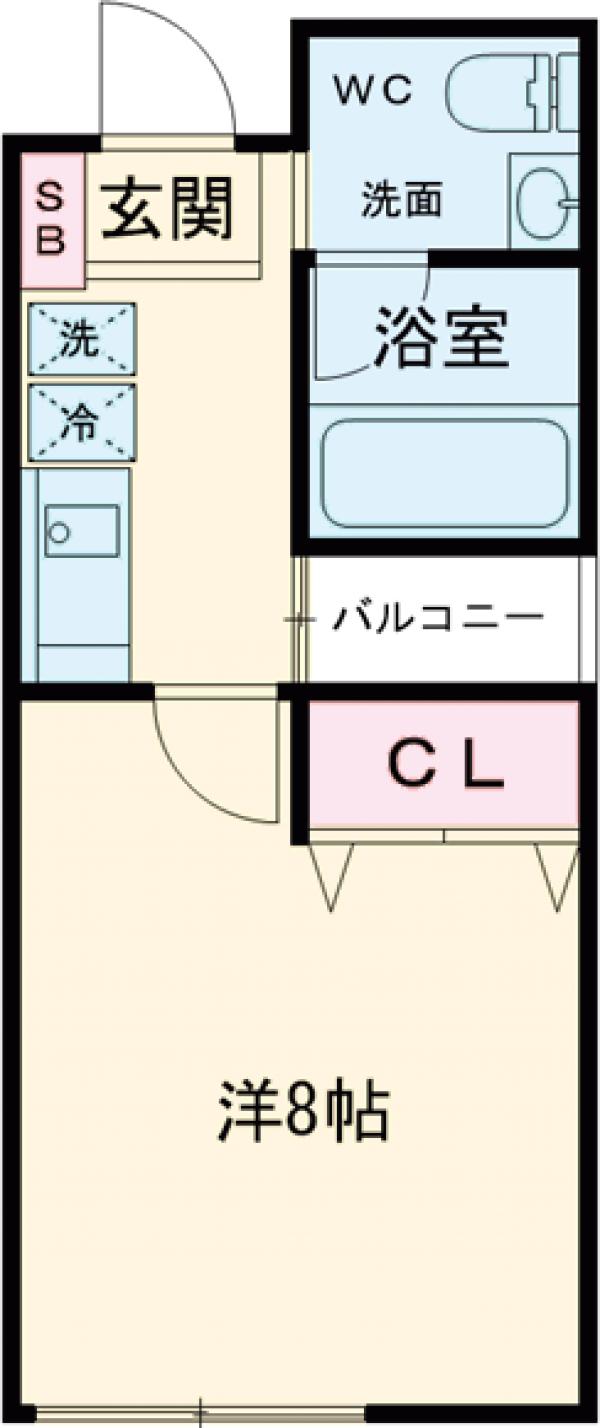 CV洗足池の間取り