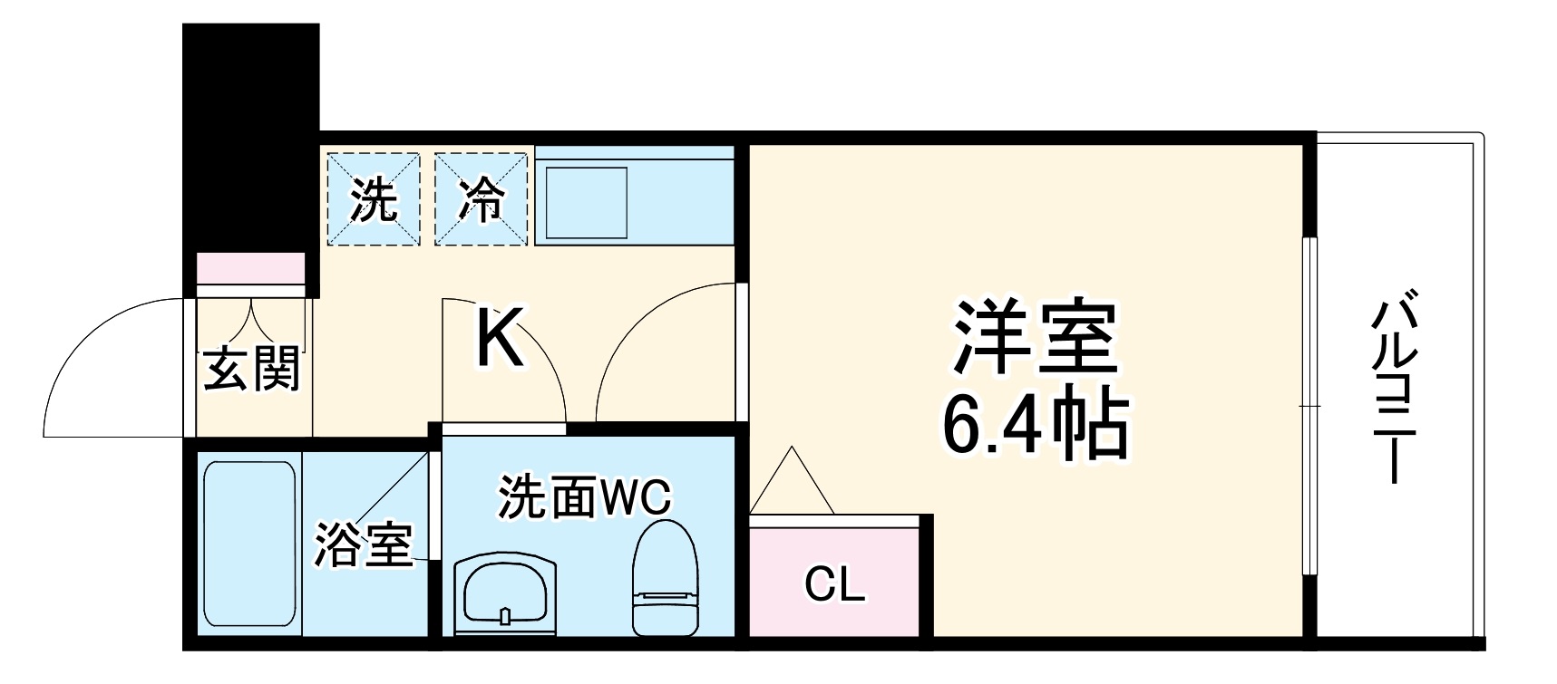 ラフィスタ元町Ⅱの間取り