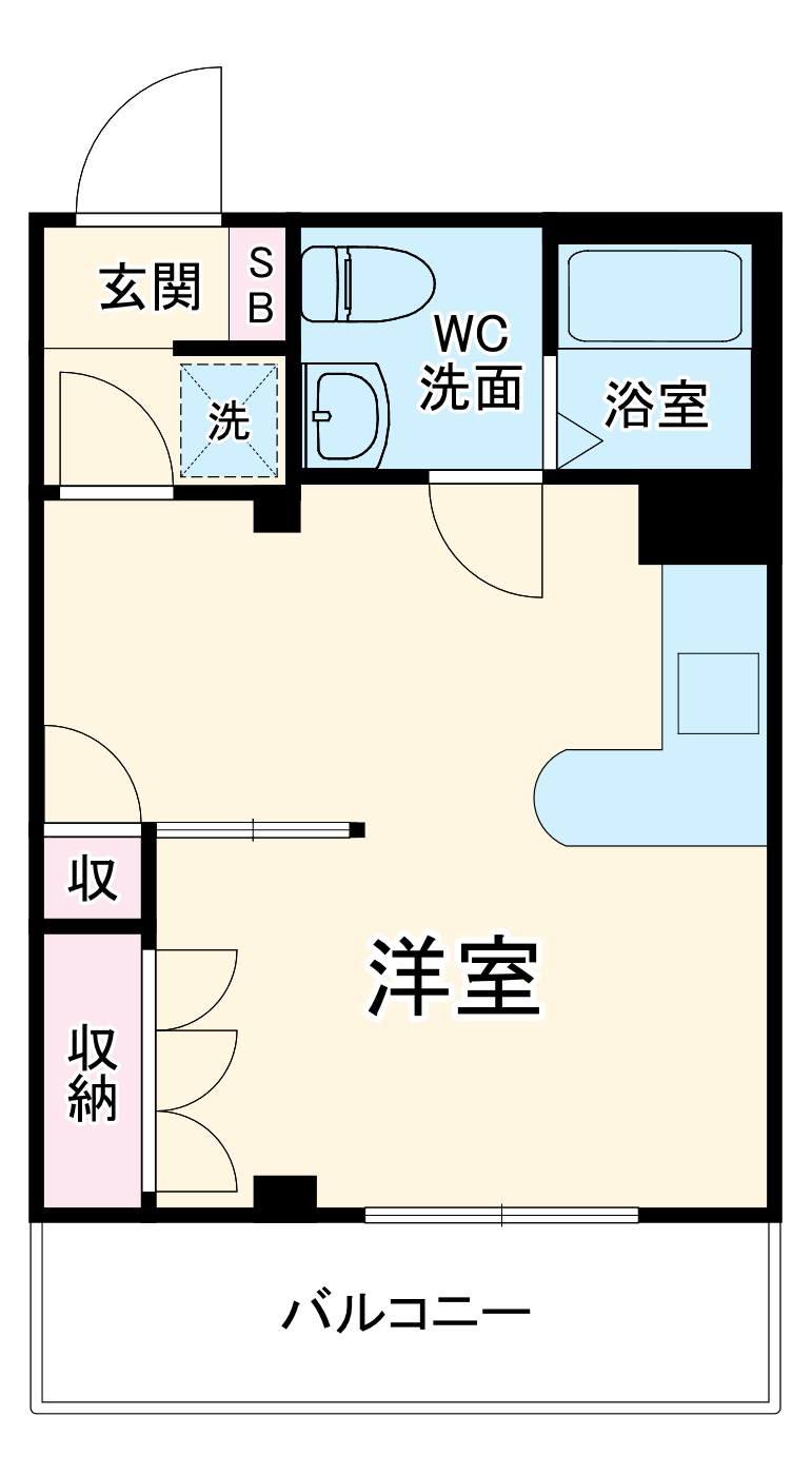 エスワンプラザの間取り
