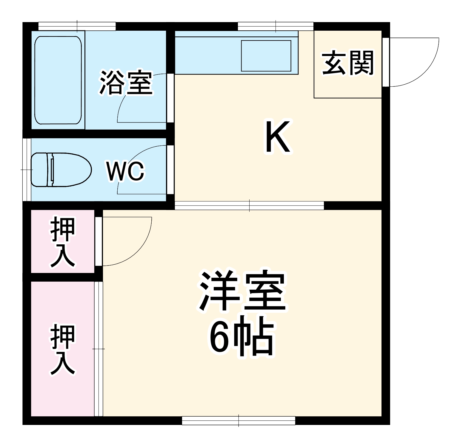 OCHIAI APARTの間取り