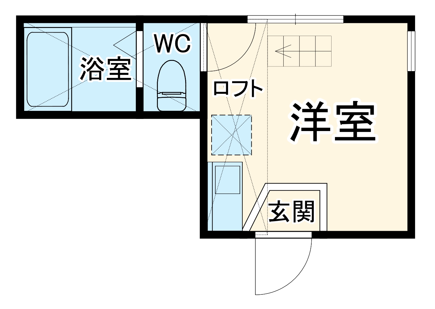 ユナイト蒔田エヴァーオンワードの間取り