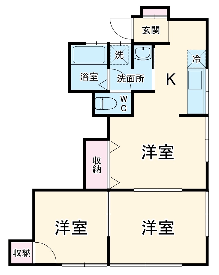 コーポパーミルの間取り
